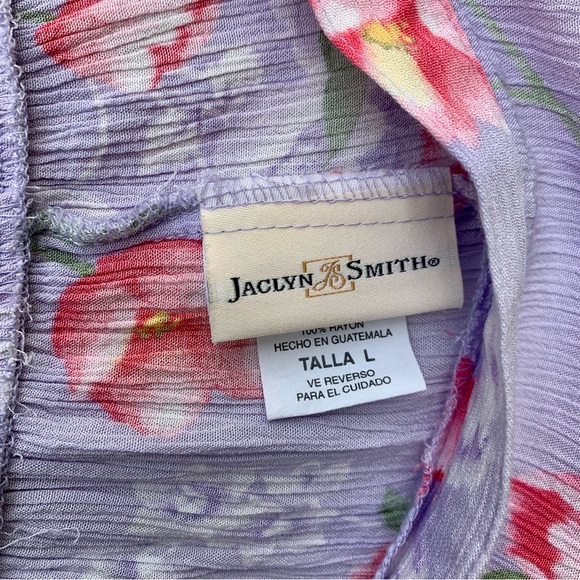 Lavender Floral Midi Skirt - Picture 4 of 8